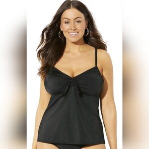 SWIMSUITS FOR ALL Tankini Swim Top